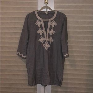 Joie blue and white striped tunic
